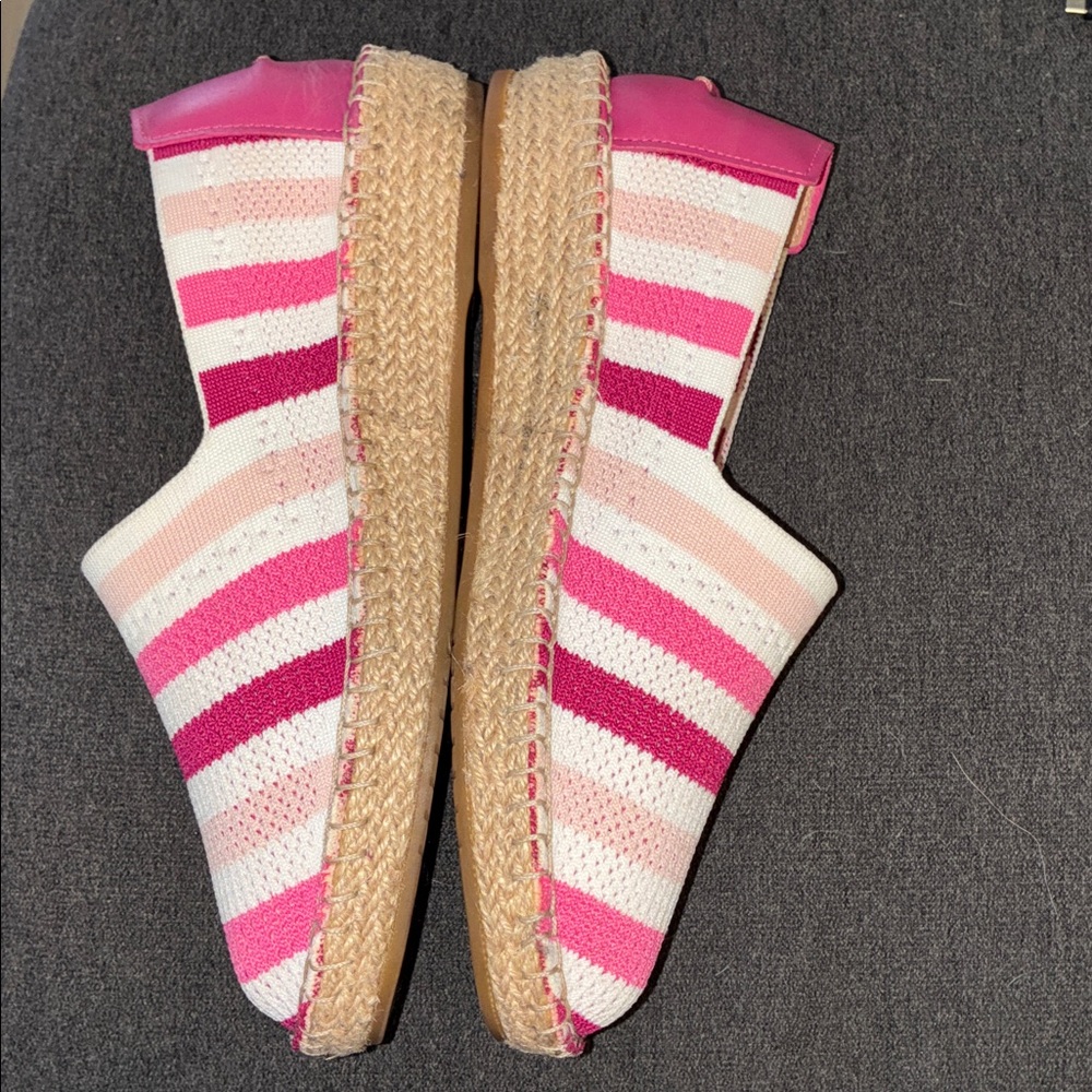 Cole Haan Pink and White Knit Flats - Picture 4 of 6